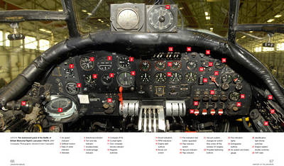 Haynes Aircraft Manual - Instrumententafel van Avro Lancaster